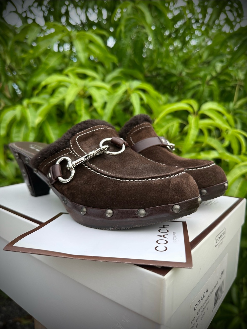 Vintage Coach Regina Clogs 🤎